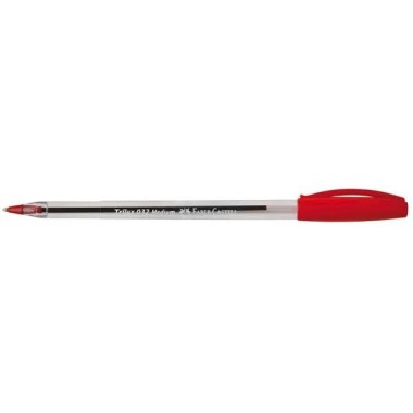 BOLIGRAFO FABER TRILUX ROJO MED. 1MM