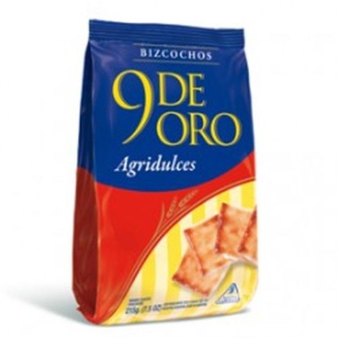 BIZCOCHOS AGRIDULCES 9 DE ORO 200GR.