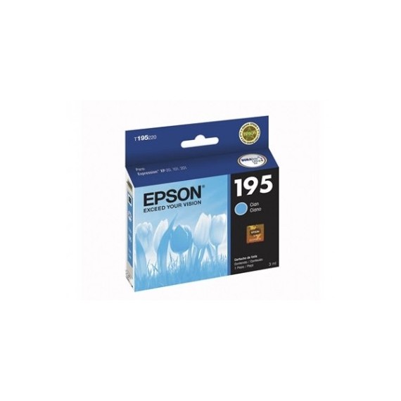 TINTA EPSON 195 CIAN T195220-AL 210PAG.