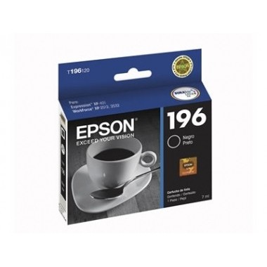 CARTUCHO TINTA EPSON T196 NEGRA 175PAG.